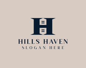 Residential Property Letter H logo design