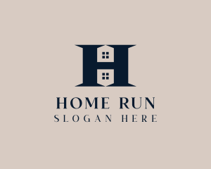 Residential Property Letter H logo design