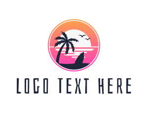 Surfing - Surf Beach Ocean logo design