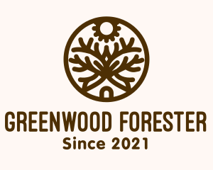 Brown Forest House logo design