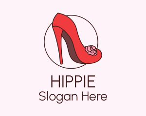 Flower Fashion Heel Logo