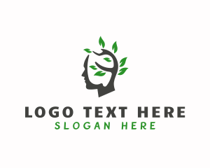 Psychologist - Tree Human theraphy logo design