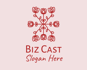 Event Styling - Red Rose Pattern logo design