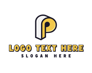 Creative - Creative Musician Studio Letter P logo design