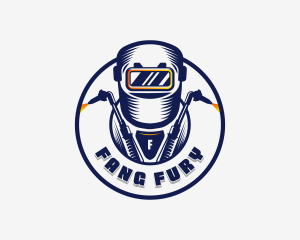 Welding Welder Metalworks logo design