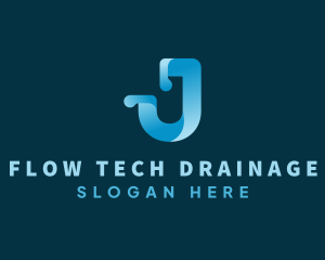 Drainage - water Pipe Plumbing logo design