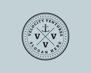 Nautical Sea Anchor Logo