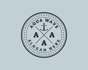 Nautical Sea Anchor logo design