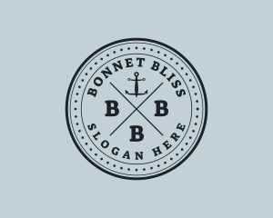 Nautical Sea Anchor logo design