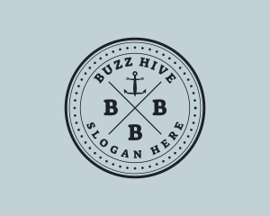 Nautical Sea Anchor logo design