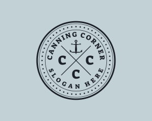 Nautical Sea Anchor logo design