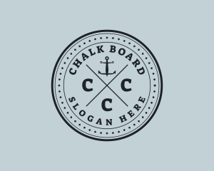 Nautical Sea Anchor logo design