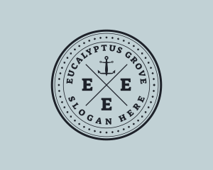 Nautical Sea Anchor logo design