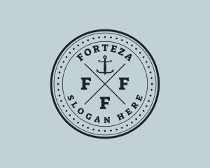 Nautical Sea Anchor logo design