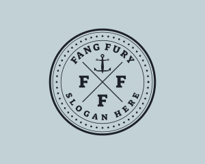 Nautical Sea Anchor logo design