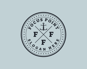 Nautical Sea Anchor logo design