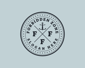 Nautical Sea Anchor logo design