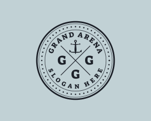 Nautical Sea Anchor logo design