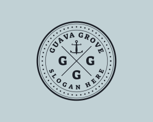 Nautical Sea Anchor logo design