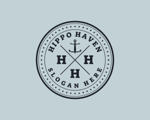 Nautical Sea Anchor logo design