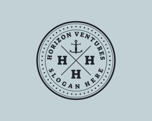 Nautical Sea Anchor logo design