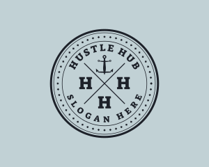 Nautical Sea Anchor logo design