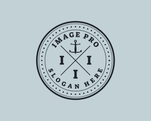 Nautical Sea Anchor logo design