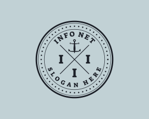 Nautical Sea Anchor logo design