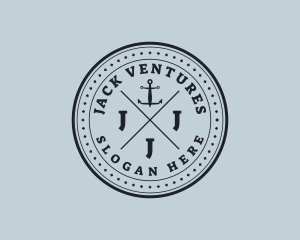 Nautical Sea Anchor logo design