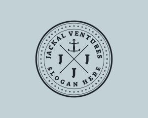 Nautical Sea Anchor logo design