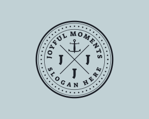 Nautical Sea Anchor logo design