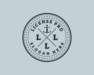 Nautical Sea Anchor logo design