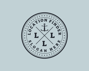 Nautical Sea Anchor logo design