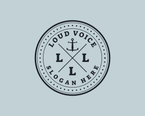 Nautical Sea Anchor logo design