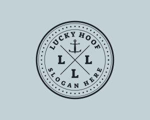 Nautical Sea Anchor logo design