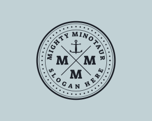 Nautical Sea Anchor logo design