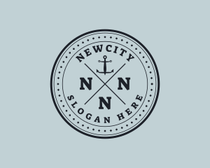 Nautical Sea Anchor logo design