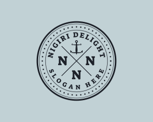 Nautical Sea Anchor logo design