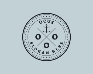 Nautical Sea Anchor logo design