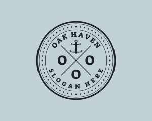 Nautical Sea Anchor logo design