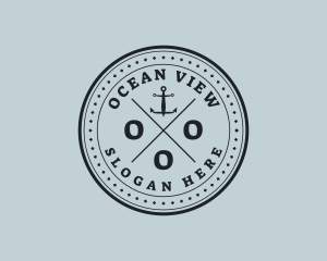 Nautical Sea Anchor logo design