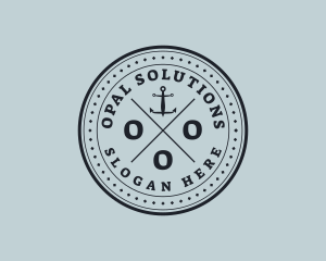 Nautical Sea Anchor logo design