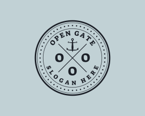 Nautical Sea Anchor logo design