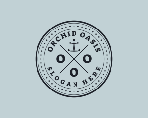 Nautical Sea Anchor logo design