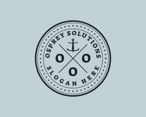 Nautical Sea Anchor logo design