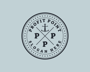 Nautical Sea Anchor logo design