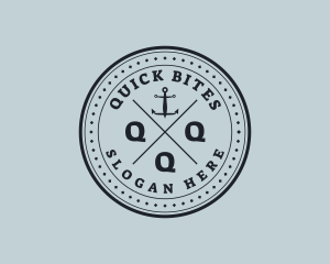 Nautical Sea Anchor logo design