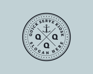 Nautical Sea Anchor logo design