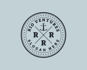 Nautical Sea Anchor logo design