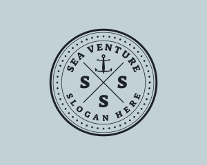 Nautical Sea Anchor logo design